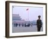 Policeman, Tiananmen Square, Beijing, China-Bill Bachmann-Framed Photographic Print