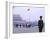 Policeman, Tiananmen Square, Beijing, China-Bill Bachmann-Framed Photographic Print