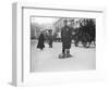 Policeman with Dog-null-Framed Photographic Print