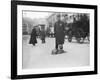 Policeman with Dog-null-Framed Photographic Print