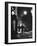 Policemen from Scotland Yard Patrolling the Street at Night-David Scherman-Framed Photographic Print