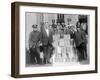 Policemen Posing with Collected Moonshine Photograph - Washington, DC-Lantern Press-Framed Art Print