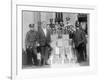 Policemen Posing with Collected Moonshine Photograph - Washington, DC-Lantern Press-Framed Art Print