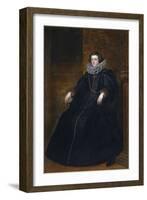 Policena Spínola, Marquesa De Leganés-Sir Anthony Van Dyck-Framed Giclee Print