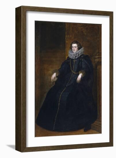 Policena Spínola, Marquesa De Leganés-Sir Anthony Van Dyck-Framed Giclee Print