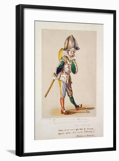 Polichinelle, 1876-Edouard Manet-Framed Giclee Print