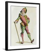 Polichinelle in 1820-Maurice Sand-Framed Giclee Print