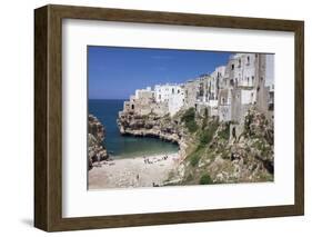 Polignano a Mare, Bari District, Puglia, Italy, Europe-Markus Lange-Framed Photographic Print