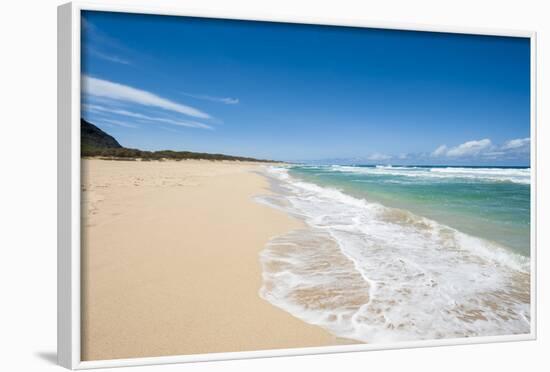 Polihale Beach, Polihale State Park, Kauai, Hawaii, United States of America, Pacific-Michael DeFreitas-Framed Photographic Print