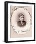 Polina Strepetova, Russian Actress, C1887-Charles Bergamasco-Framed Giclee Print