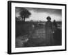 Poling the Marsh Hay, 1886 platinum print from glass negative-Peter Henry Emerson-Framed Giclee Print