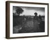 Poling the Marsh Hay, 1886 platinum print from glass negative-Peter Henry Emerson-Framed Giclee Print