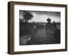 Poling the Marsh Hay, 1886 platinum print from glass negative-Peter Henry Emerson-Framed Giclee Print