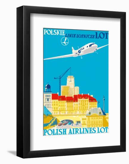 Polish Airlines LOT (Polskie Linie Lotnicze)-null-Framed Art Print