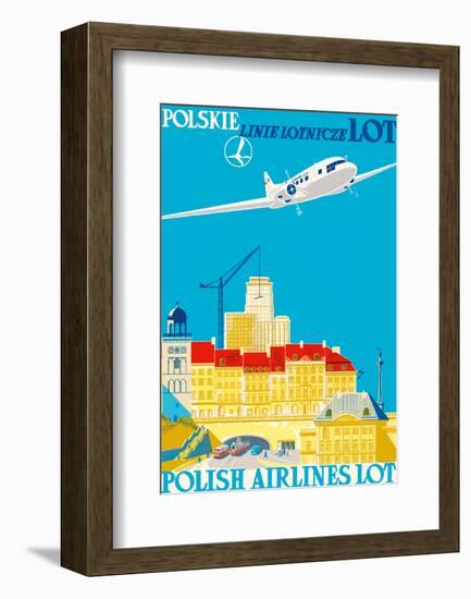 Polish Airlines LOT (Polskie Linie Lotnicze)-null-Framed Art Print