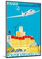 Polish Airlines LOT (Polskie Linie Lotnicze)-null-Mounted Art Print