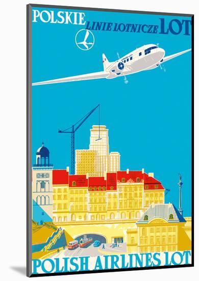 Polish Airlines LOT (Polskie Linie Lotnicze)-null-Mounted Art Print