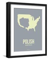 Polish America Poster 1-NaxArt-Framed Art Print