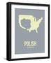 Polish America Poster 1-NaxArt-Framed Art Print