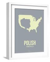 Polish America Poster 1-NaxArt-Framed Art Print