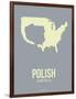 Polish America Poster 1-NaxArt-Framed Art Print