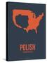 Polish America Poster 2-NaxArt-Stretched Canvas