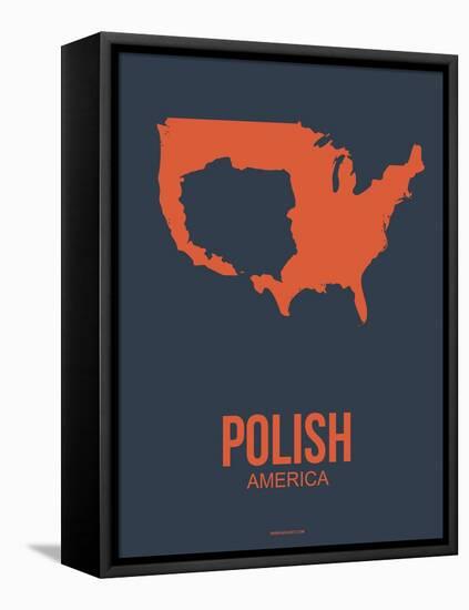 Polish America Poster 2-NaxArt-Framed Stretched Canvas