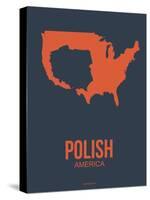 Polish America Poster 2-NaxArt-Stretched Canvas