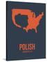 Polish America Poster 2-NaxArt-Stretched Canvas