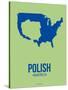 Polish America Poster 3-NaxArt-Stretched Canvas