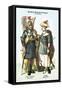 Polish and Russian Costumes: Lance Bearing and Armed Horsemen-null-Framed Stretched Canvas
