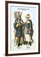 Polish and Russian Costumes: Lance Bearing and Armed Horsemen-null-Framed Art Print