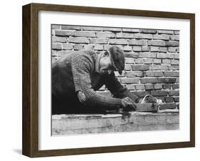 Polish Carpenter in Zakopano-Paul Schutzer-Framed Photographic Print