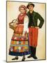 Polish Costume-null-Mounted Giclee Print