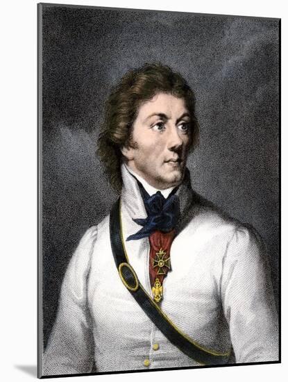 Polish General Tadeusz Kosciuszko Who Aided the American Colonies-null-Mounted Giclee Print