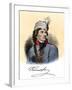 Polish General Tadeusz Kosciuszko with His Autograph-null-Framed Giclee Print