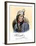 Polish General Tadeusz Kosciuszko with His Autograph-null-Framed Giclee Print