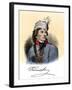 Polish General Tadeusz Kosciuszko with His Autograph-null-Framed Giclee Print