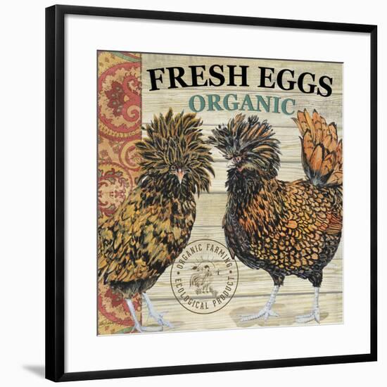 Polish Hen-A-Jean Plout-Framed Giclee Print