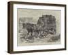 Polish Jews Driving to Market, a Sketch on the Polish Russian Frontier-Johann Nepomuk Schonberg-Framed Giclee Print