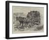 Polish Jews Driving to Market, a Sketch on the Polish Russian Frontier-Johann Nepomuk Schonberg-Framed Giclee Print