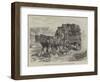 Polish Jews Driving to Market, a Sketch on the Polish Russian Frontier-Johann Nepomuk Schonberg-Framed Giclee Print