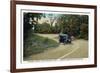 Polish Mountain, Maryland - National Road Between Cumberland and Hagerstown-Lantern Press-Framed Art Print