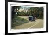 Polish Mountain, Maryland - National Road Between Cumberland and Hagerstown-Lantern Press-Framed Art Print