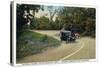 Polish Mountain, Maryland - National Road Between Cumberland and Hagerstown-Lantern Press-Stretched Canvas