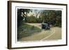 Polish Mountain, Maryland - National Road Between Cumberland and Hagerstown-Lantern Press-Framed Art Print