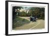 Polish Mountain, Maryland - National Road Between Cumberland and Hagerstown-Lantern Press-Framed Art Print