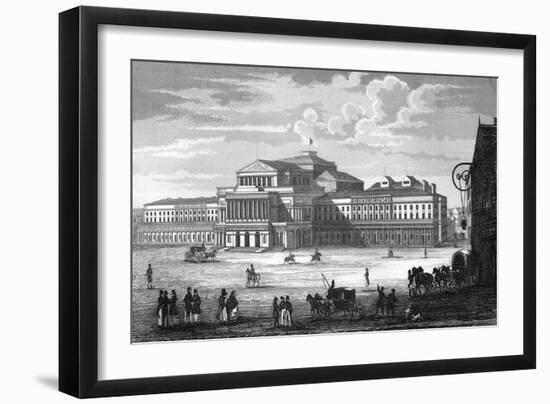 Polish National Theatre-Anton Corazzi-Framed Art Print