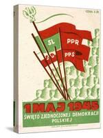 Polish Postcard from May Day 1945-null-Stretched Canvas