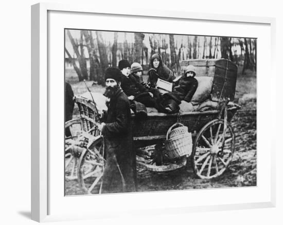 Polish Refugees 1914-Robert Hunt-Framed Photographic Print